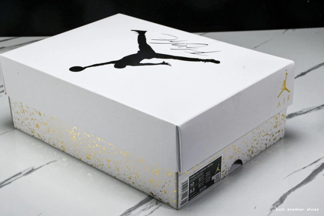 Reps LUCY Jordan Retro AQ9129-170 Gold Metallic 4 0712